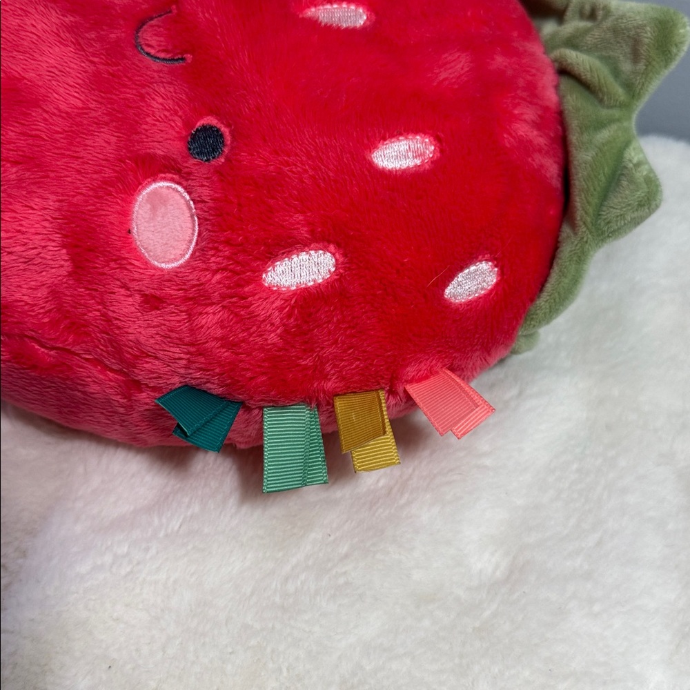 Itzy Ritzy Plush Strawberry Toy - Picture 7 of 9